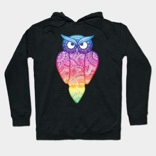 Rainbow Owl Hoodie